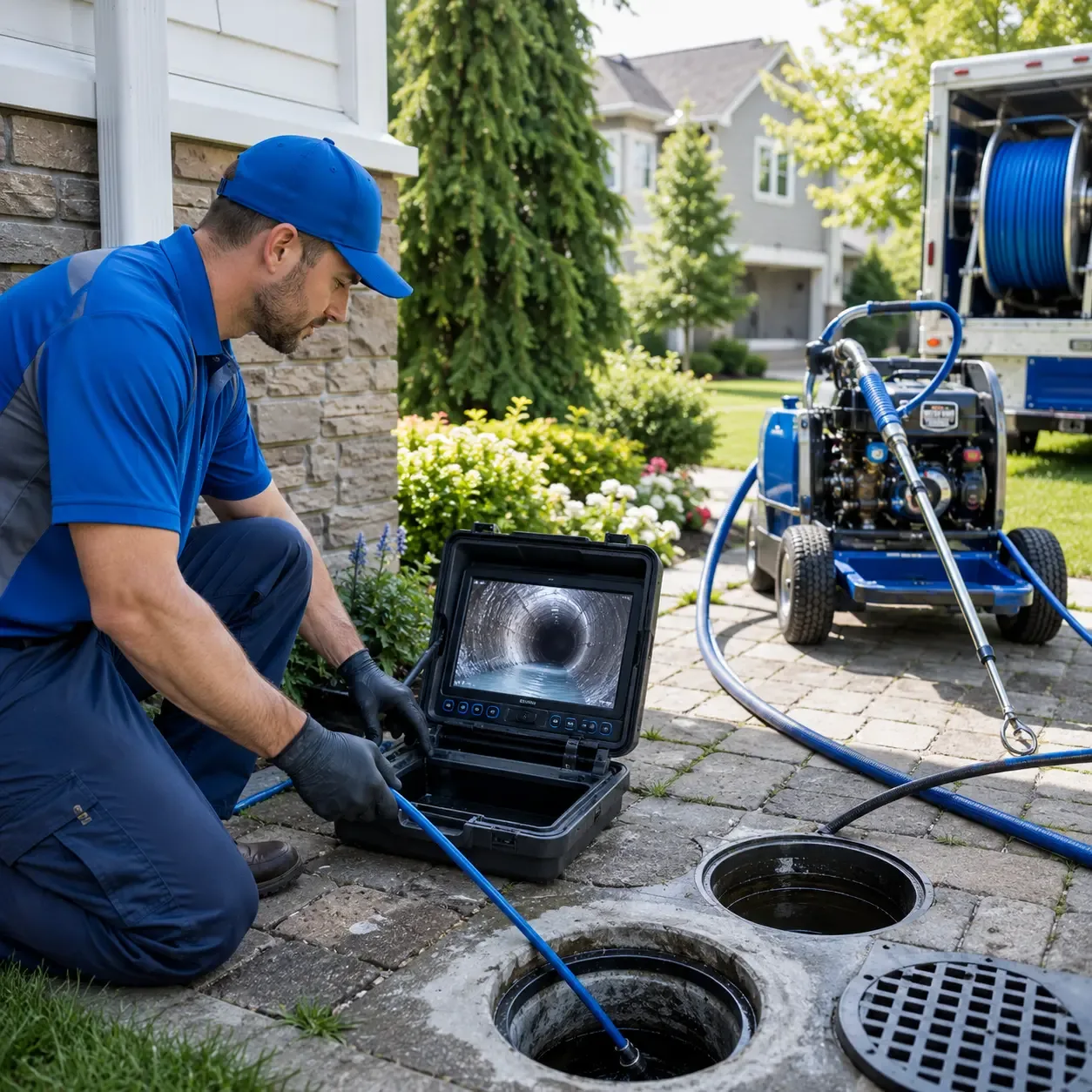 Outdoor drain cleaning professionals serving Bloomsburg, PA
